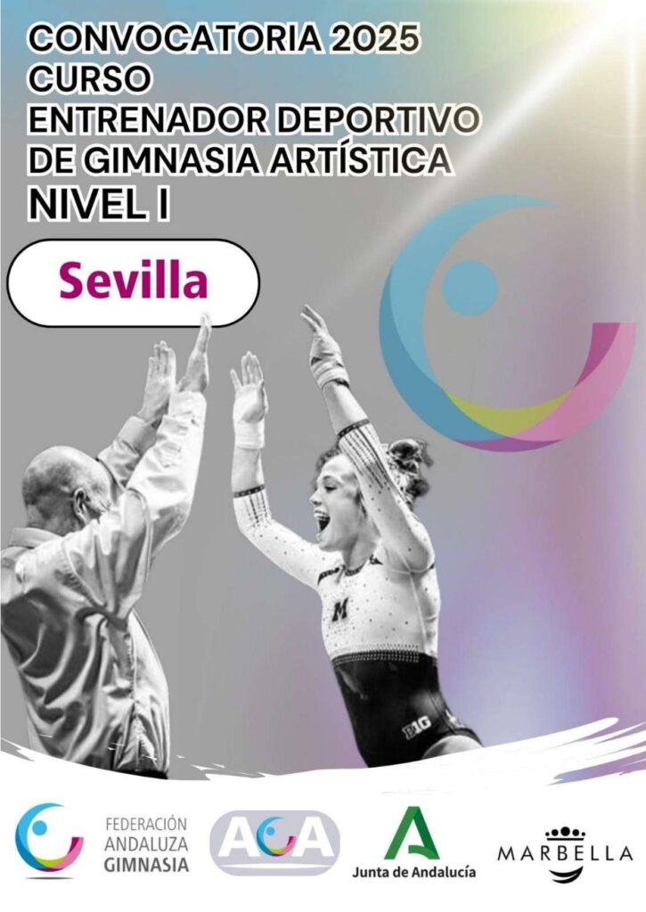 CONVOCATORIA CURSO ENTRENADOR DEPORTIVO DE GIMNASIA ARTISTICA NIVEL I andaluciagym page 0001